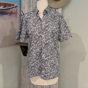 Ted Baker Men's Blue Floral Shirt